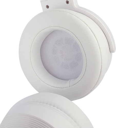 Auriculares gamer Redragon Chroma Lamia 2 lunar white con luz rgb LED