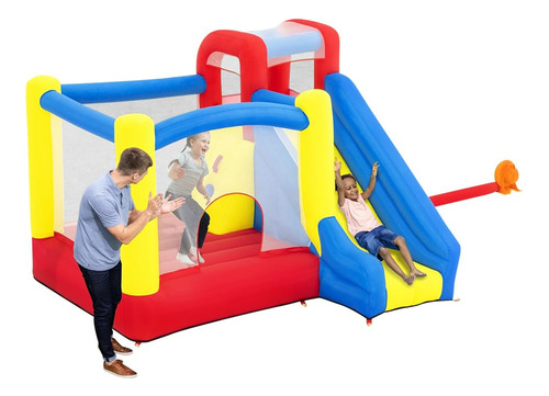 Casa De Rebote H2ogo Slidetastic Mega Bouncer Juego Para Niñ