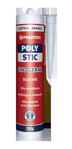 Polystic Uso Geral Branco 250g - Pulvitec