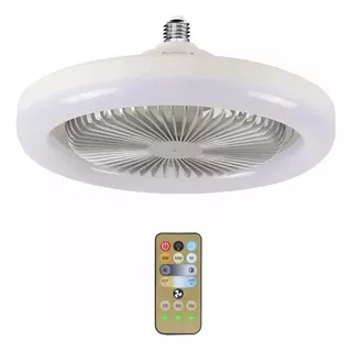 Ventilador De Teto De 3 Modos Lâmpada Led Silenciosa Moderna