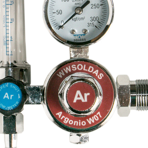 Regulador De Gas Argônio Para Solda Mig E Tig Com Fluxometro
