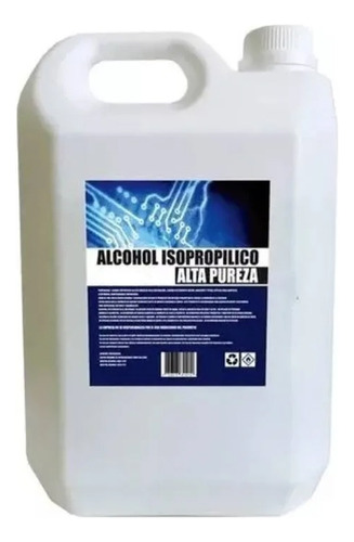 Alcohol Isopropilico Breaking Lab Alta Pureza 5 Litros
