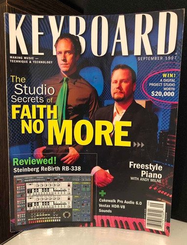 Revista Keyboard - Faith No More | Número: Setiembre 1997