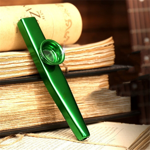Imagen 4 de 4 de Kazoo Metálico De Aluminio Instrumento De Viento