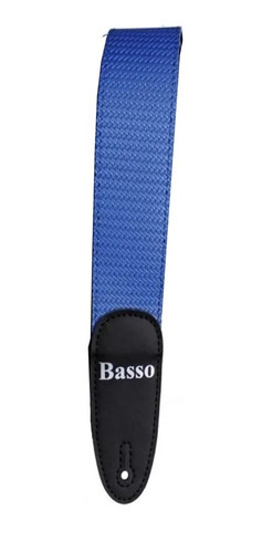 Correia Ecológica Reciclável P/ Guitarra Ex 22 Tresse Azul
