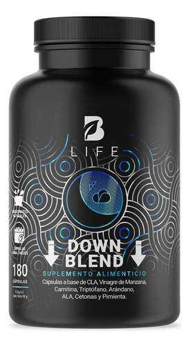 Quemador Nocturno Sin Estimulante De 180c. Down Blend B Life