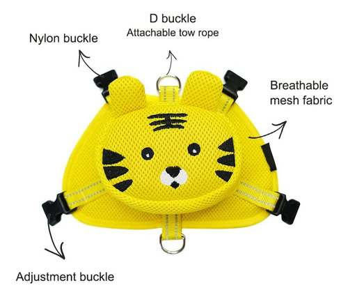 Mochila Arnés Transpirable Para Perro, Bolsa Chaleco Con For