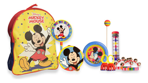 Bandinha Infantil Phx Mickey Mouse Km6 Com 6 Instrumentos 