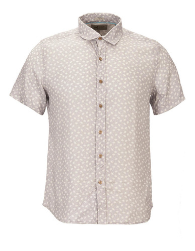 Camisa Lino Orgánic Hombre Nature Gris Rockford