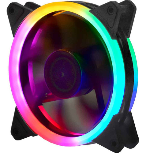 Cooler Fan Gamer Silencioso 120x120x25 Mm Com Led Colorido