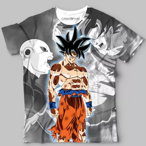 Camisa Camiseta Goku Instinto Superior Completo Dragon Ball