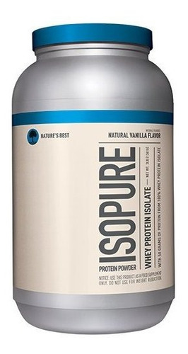 Proteína En Polvo Isopure Nature's Best De 3 Libras Sabor