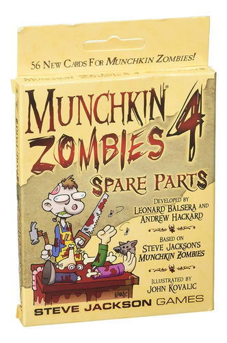 Juego De Piezas De Repuesto Munchkin Zombies 4