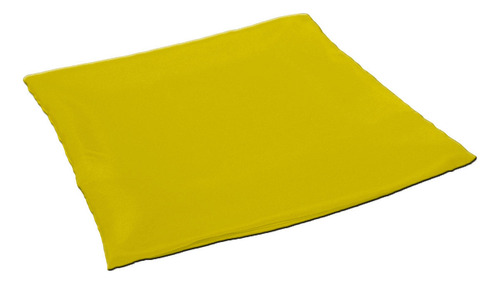 2 Capas Avulsa Lisa Almofada Quadrada 60x60 Oxford Happyline Cor Amarelo