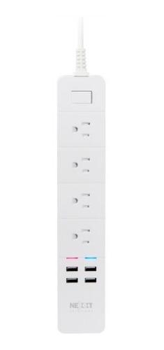 Imagen 2 de 6 de Multitoma Inteligente Wifi Nexxt 4usb Smart App Alexa Google