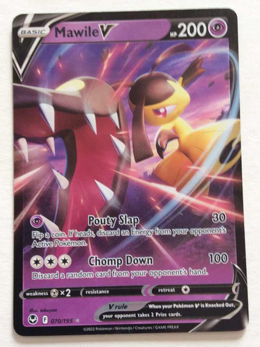 Pokémon Tcg Mawile V 070/195 Full Art