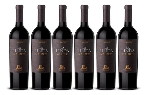 Caja X6 La Linda Malbec 750 Ml