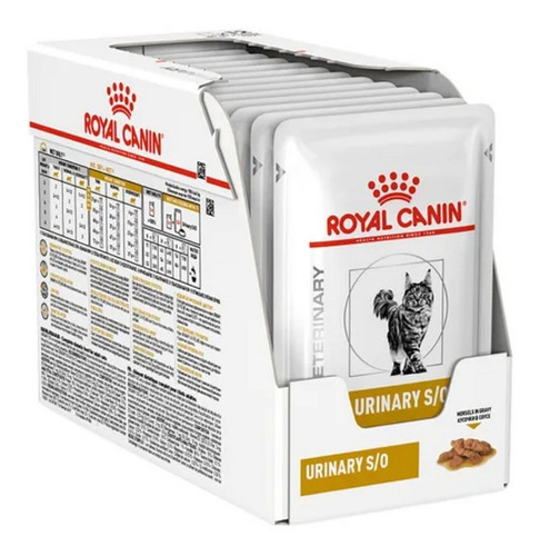 Royal Canin Urinary S/0 Pouch 86g X 12 Unidades