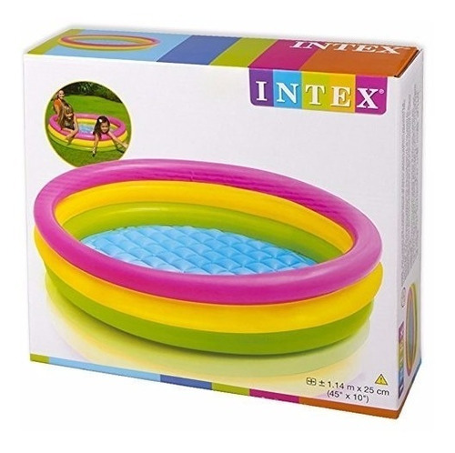 Pileta Inflable Intex Sunset Glow 114x25cm 57412 136 Lts