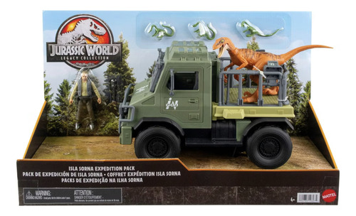 Pack De Expedición De Isla Sorna, Jurassic World - Mattel