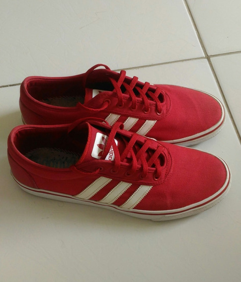 tenis adidas vermelho skate
