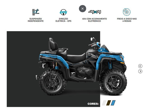 Quadriciclo Cfmoto 1000 Ñ Honda Foutrax Polaris Canam Segway
