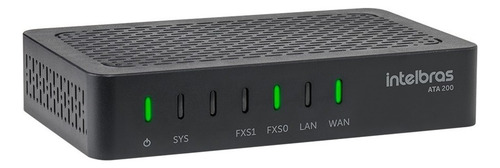 Adaptador conversor de protocolos Voip Intelbras Ip Ata 200