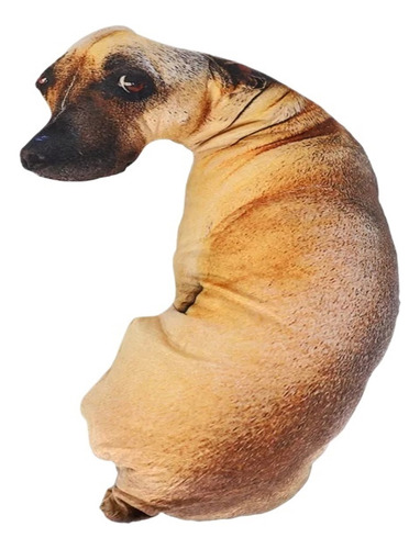 Almohada Para Perros Con Estampado De Curvas En 3d, Realista