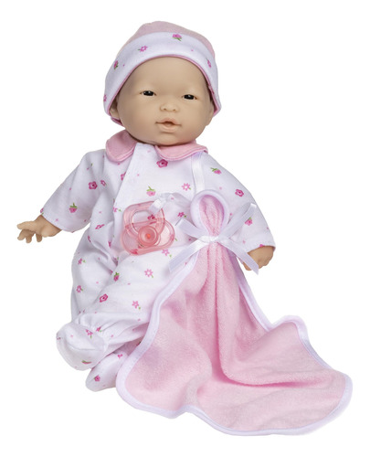 Muñeco Jc Toys, La Baby, 11 Pulgadas, Cuerpo Blanco Lavabl.