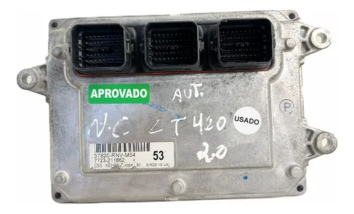 Modulo Injeção Honda New Civic 1.8 Aut 2007/11 37820rnvm54 Modulo Injeção Honda New Civic 1.8 Aut 2007/11 37820rnvm54