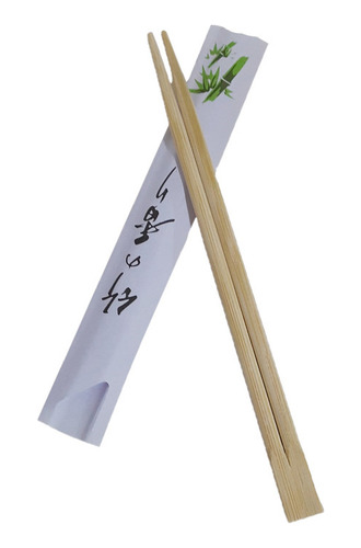 Palillos Japones Bambu Descartable Individual Sushi 2pares