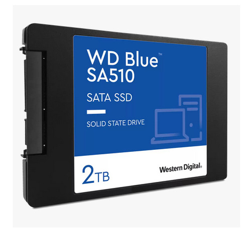 Disco sólido interno Western Digital  SA510 WDS200T3B0A 2TB preto