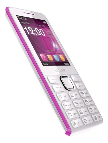 BLU Tank II Dual SIM 24 MB blanco/rosa 32 MB RAM