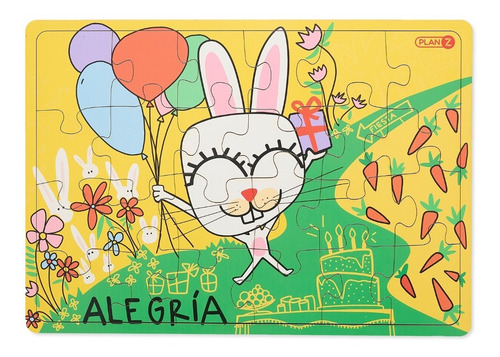 Imagen 6 de 10 de Set 3 Rompecabezas Puzzle Emociones 12, 16 Y 24 Piezas