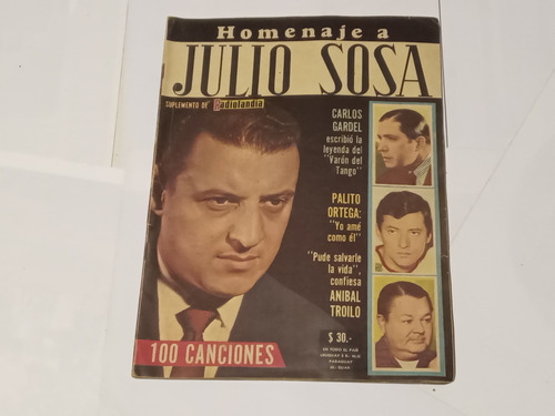 Suplemento Revista Radiolandia N° 2: Homenaje A Julio Sosa