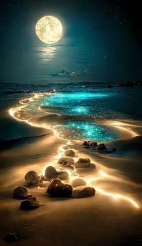 Diamond Painting Kit Comp 30x40 Playa De Luz