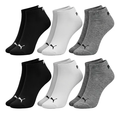 Kit 6 Pares Meias Puma Cano Curto Baixo Soquete Original
