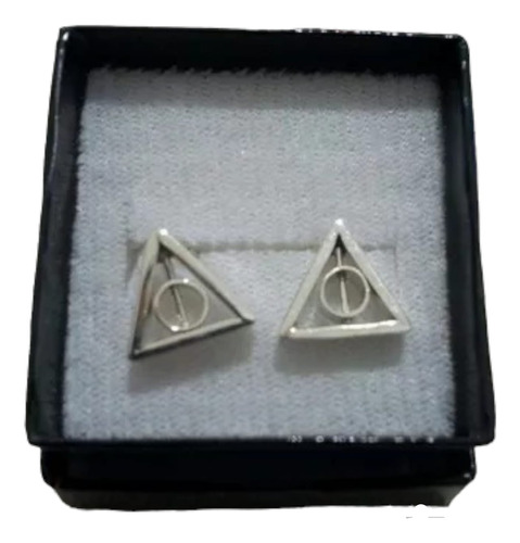 Aretes Plata 100% Harry Potter Reliquias Muerte Envio Gratis