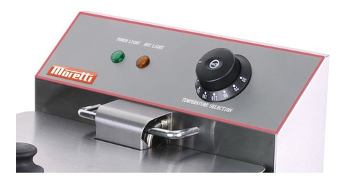 Freidora Eléctrica Moretti Fryer 8 Industrial 2600 Watts 8 L