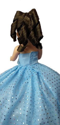 Muñeca Quinceañera 15 Yeni Azul Cielo