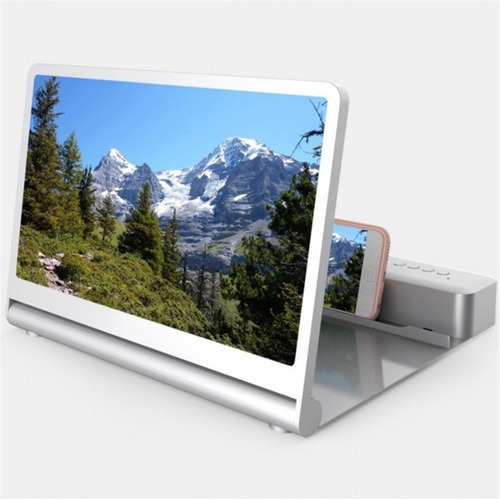Imagen 2 de 8 de Amplificador De Pantalla Celular Con Bluetooth Y Parlantes