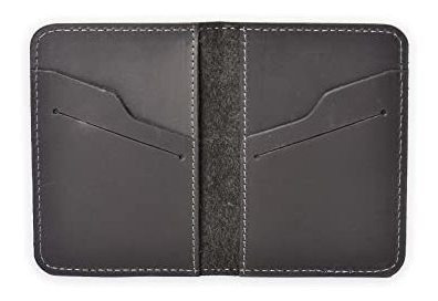 Cartera De Cuero Delgado Para Hombre, Wallet De Qmhcf