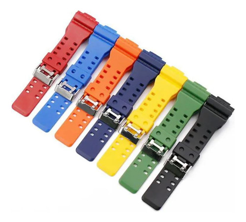 Pulseira Compatível Com Relógio Mormaii Mo3415a Silicone