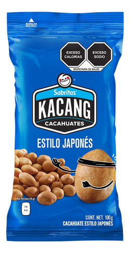 6 Pack Cacahuates Japones Kacang 110gr