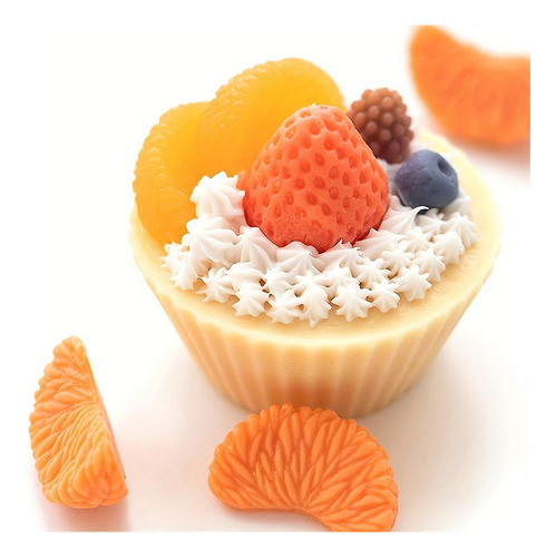 Alta Calidad 5 Moldes Para Fondant Con Forma De Fruta, 3d,