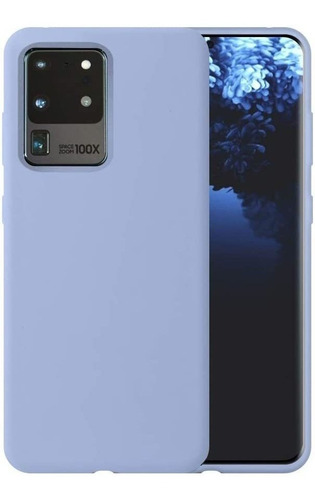 Funda Samsung Galaxy S20 Ultra De Silicona - Azul Claro