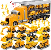 Comprar Joyin Juego De Vehículos De Construcción 25 En 1, Juego D.