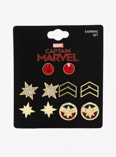 Marvel símbolos Aretes 