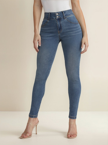 Pantalon Mujer Push Up Levanta Pompa Stretch Seven Jeans