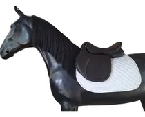 Comprar Montura De Equitación Cuero Sintético 18.5  Negro